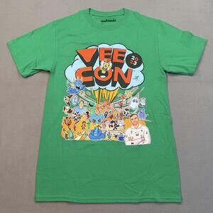 VeeFriends VeeCon 2023 Shirt Mens Small Green Cartoon Graphic Tee Tagless